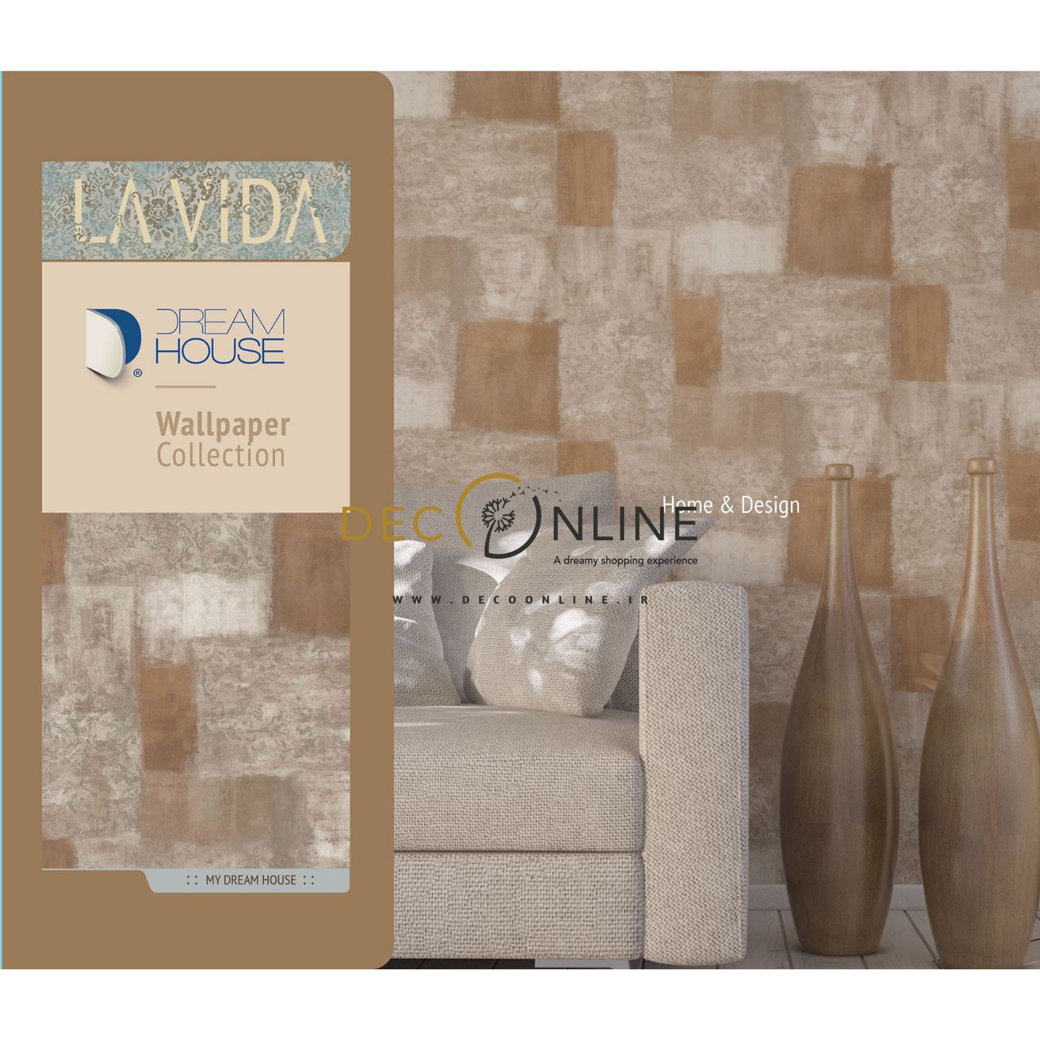 کاغذ دیواری آلبوم Lavida کد 64201